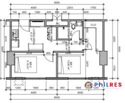 2 BR, 1 T&B Condo Unit, 8th Flr. with Parking Unit